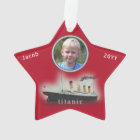 Titanic Porthole Photo Red Christmas