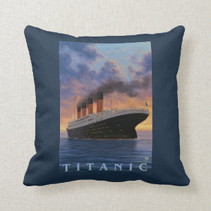 Titanic SceneWhite Star Line Cushion