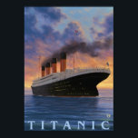 Titanic SceneWhite Star Line Poster<br><div class="desc">Titanic Scene - White Star Line - LP Original Poster -   was created in 2008.</div>