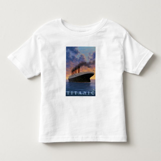 Titanic SceneWhite Star Line Toddler T-Shirt (Front)
