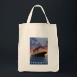Titanic SceneWhite Star Line Tote Bag<br><div class="desc">Titanic Scene - White Star Line - LP Original Poster -   was created in 2008.</div>