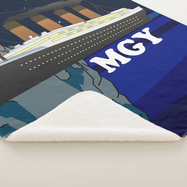 Titanic Sherpa Blanket (3/4)