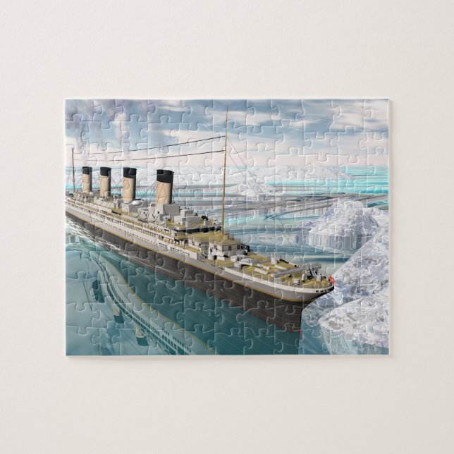 Titanic ship - 3D render Jigsaw Puzzle (Horizontal)