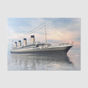 Titanic ship - 3D render Tissue Paper