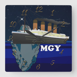 Titanic Square Wall Clock
