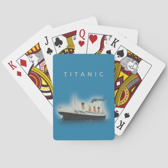 Titanic Steamship Playing Cards (Back)
