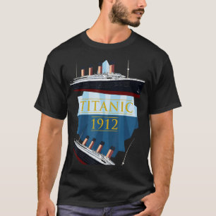 Titanic t-shirt youth cruise vessel 1912 unique ho