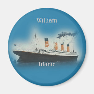 Titanic Vintage Maritime White Star Line Ship Magnet