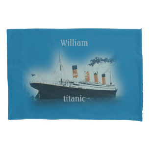 Titanic Vintage Maritime White Star Line Ship Pillowcase