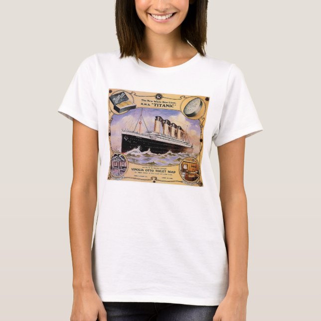 Titanic Vintage Soap Ad T-Shirt (Front)