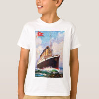 Titanic White Star Line Oil Painting