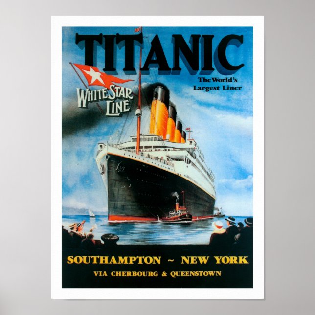 Titanic-World's Largest Liner! Poster (Front)