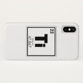 Titanium chemical element symbol chemistry formula Case-Mate iPhone case (Back (Horizontal))
