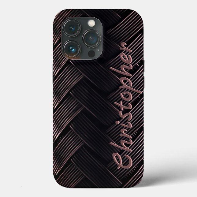 Titanium Cord bronze Shiny Stainless Steel Metalic Case-Mate iPhone Case (Back)