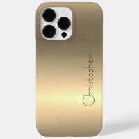 Titanium Gold Stainless Steel Print