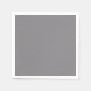 Titanium Grey Grey Colour Trend Background Napkin