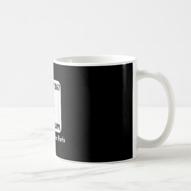 Titanium Hip Replacement Funny Broken Hip Surgery Coffee Mug (Right)