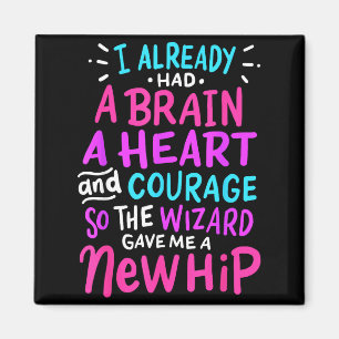 Titanium Hip Replacement Surgery Humor Funny New H Magnet