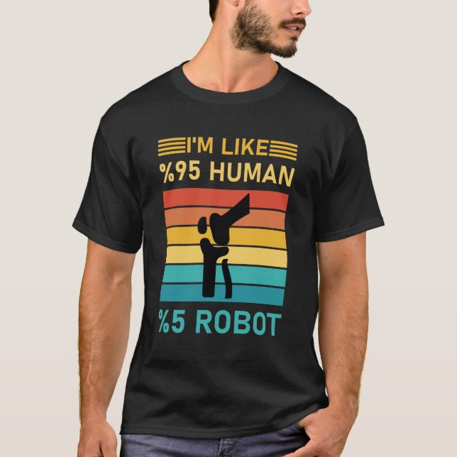 Titanium Knee Replacement Surgery T-Shirt (Front)