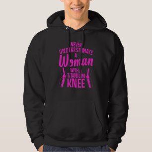 Titanium Knee Surgery For Women Knee Recovery 5 Hoodie
