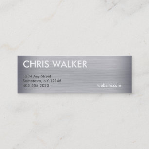Titanium metal texture mini cards