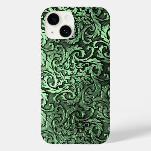 Titanium Polished green Radial Metallic iphone 15 Case-Mate iPhone 14 Case