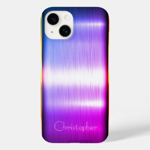 Titanium Polished violet Radial Metallic iphone 15 Case-Mate iPhone 14 Case