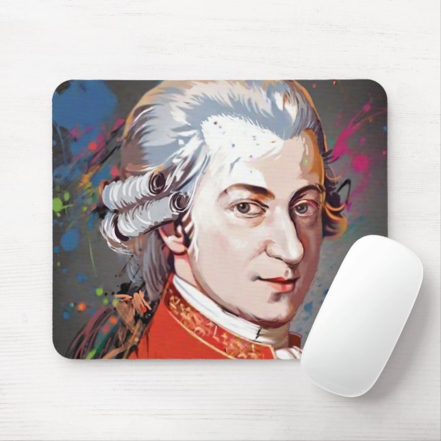 Titans of Music: Mozart Mouse Pad (With Mouse)