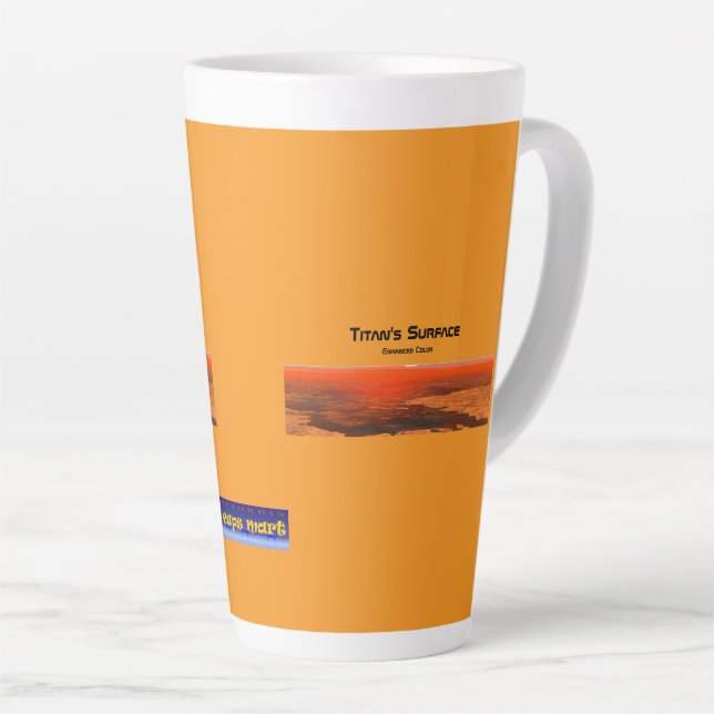 Titan's Surface Latte Mug (Right Angle)