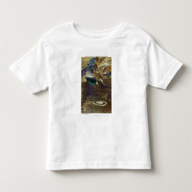 Titan's Temple Balcony View of the Bridal Toddler T-Shirt (Front)