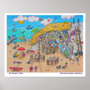 Tita's Pink Seahorse Poster