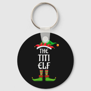 Titi Elf Matching Family Group Christmas Party  Key Ring
