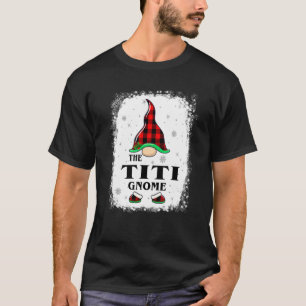 Titi Gnome Buffalo Plaid Matching Family Xmas Paja T-Shirt