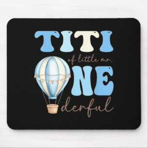 Titi of Little Mr Onederful 1st Birthday Boy Air Mouse Pad