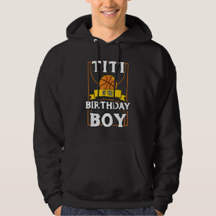 Titi Of The Birthday Baller Basketball Bday Party Hoodie