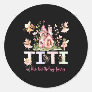 Titi of the birthday fairy magical girl matching classic round sticker