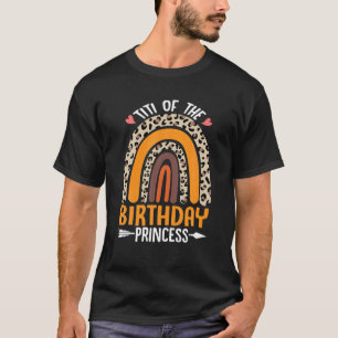 Titi Of The Birthday Princess Rainbow Mummy Mother T-Shirt