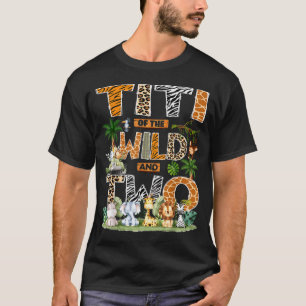 Titi Of The Wild & Two Zoo 2nd Birthday Safari T-Shirt