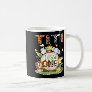 Titi of The Wild One Ft Birthday Boy le Safari Coffee Mug