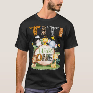 Titi of The Wild One Ft Birthday Boy le Safari T-Shirt