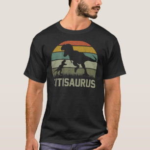Titi Saurus T Rex Dinosaur Titisaurus Family Match T-Shirt