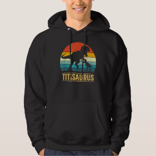 Titi Saurus T Rex Dinosaur TitiSaurus Mother's Day Hoodie