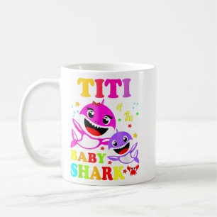 Titi Shark Titi Shark Family Mother's Day  Coffee Mug