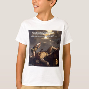 Titian Quote & David/Goliath Painting Gifts T-Shirt