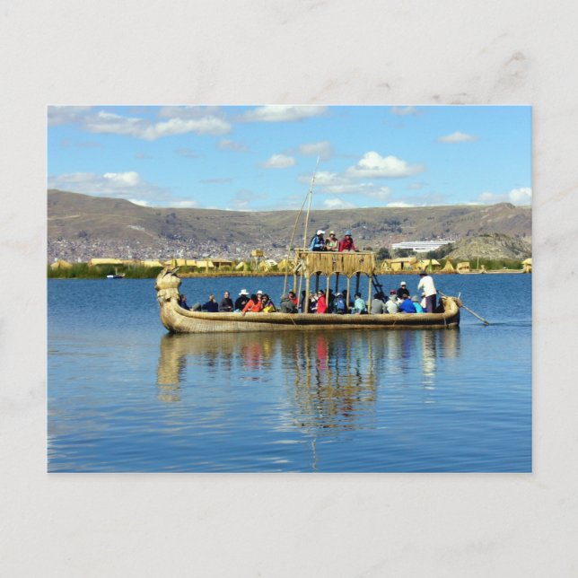 titicaca boat postcard (Front)