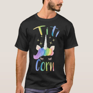 Titicorn Puerto Rican Aunt Funny Unicorn Titi T-Shirt
