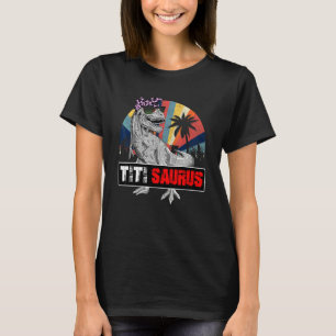 Titisaurus Rex Dinosaur Titi Saurus Family Matchin T-Shirt