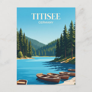 Titisee Germany Postcard