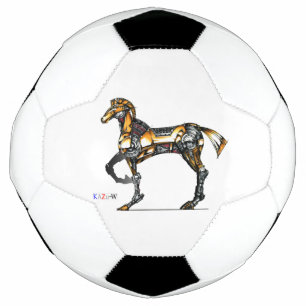 Title 00000 "Machine Horse" Soccer Ball