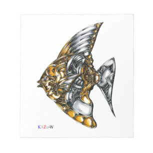 Title 00002 "Machine Fish" Notepad